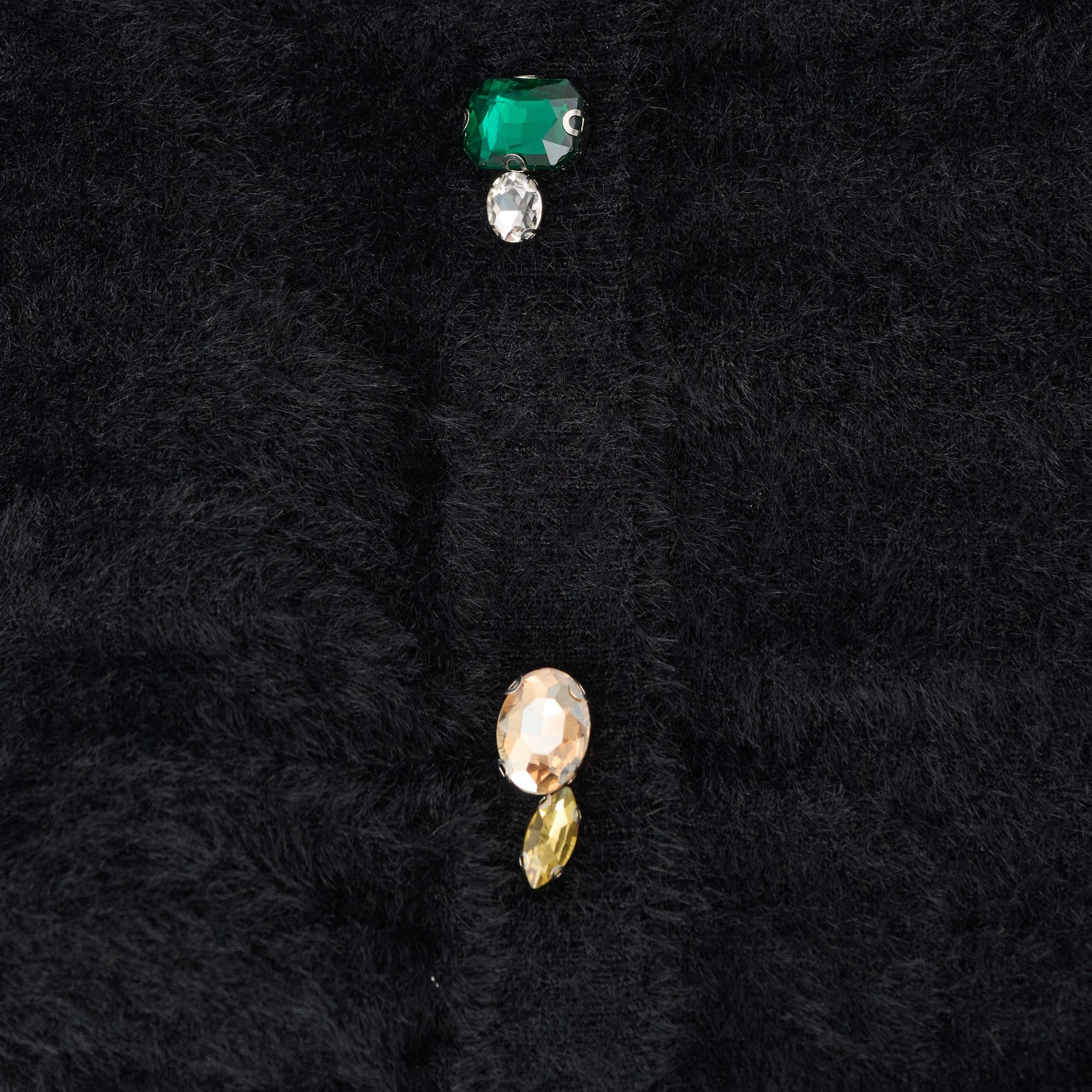 Bejeweled Crewneck Cardigan by Joseph Ribkoff