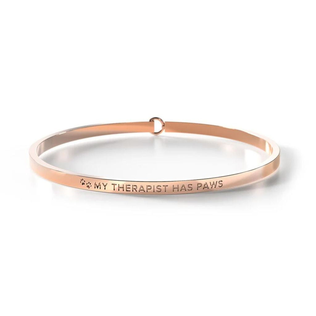 My Therapist Has Paws - Rose Gold
