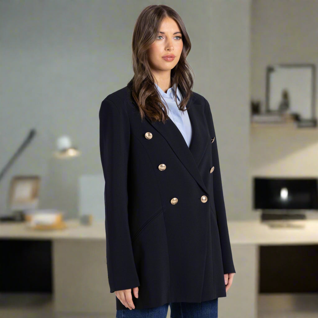 Long line blazer by Two-T's