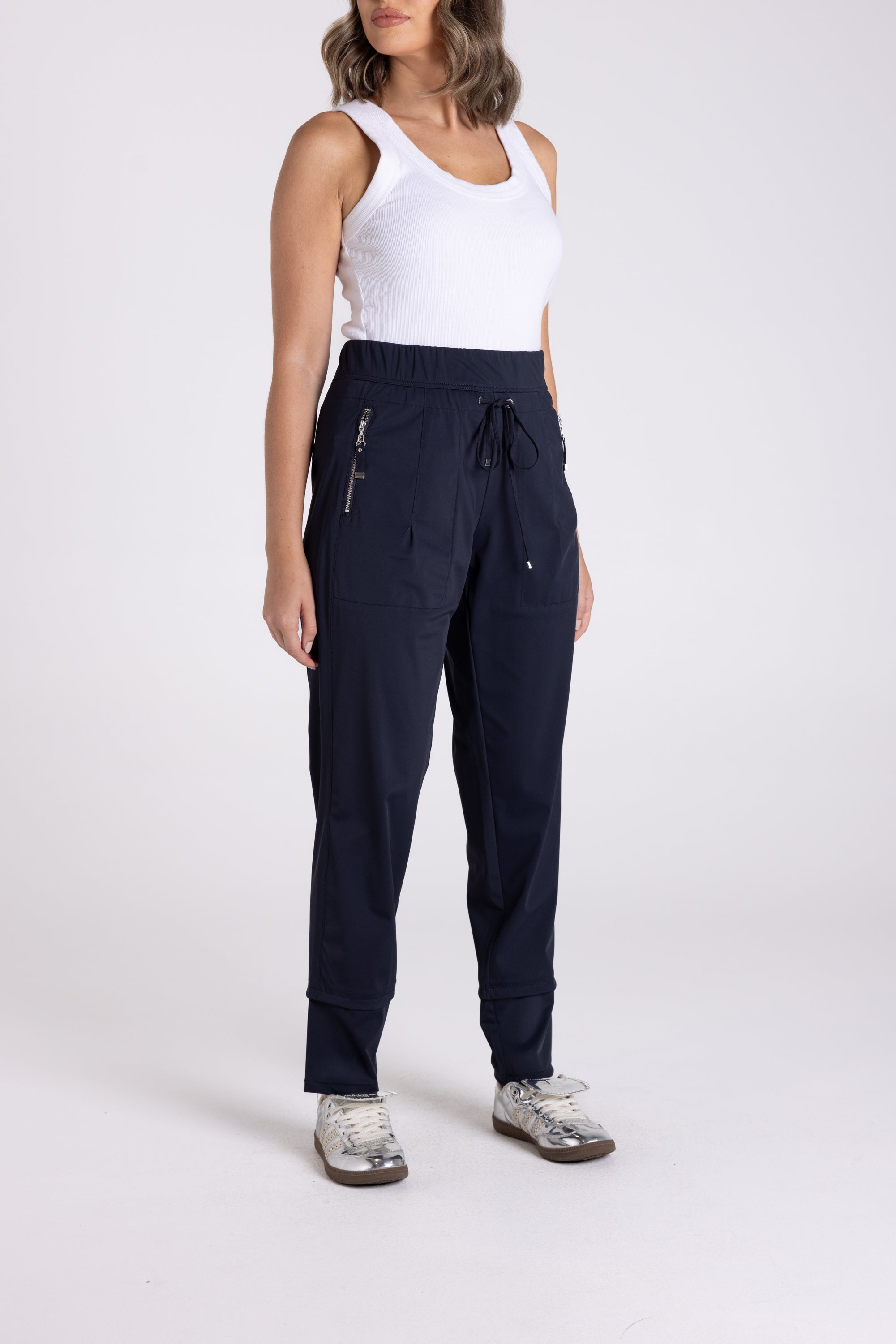 Panelled Pants by Two-T's - Black