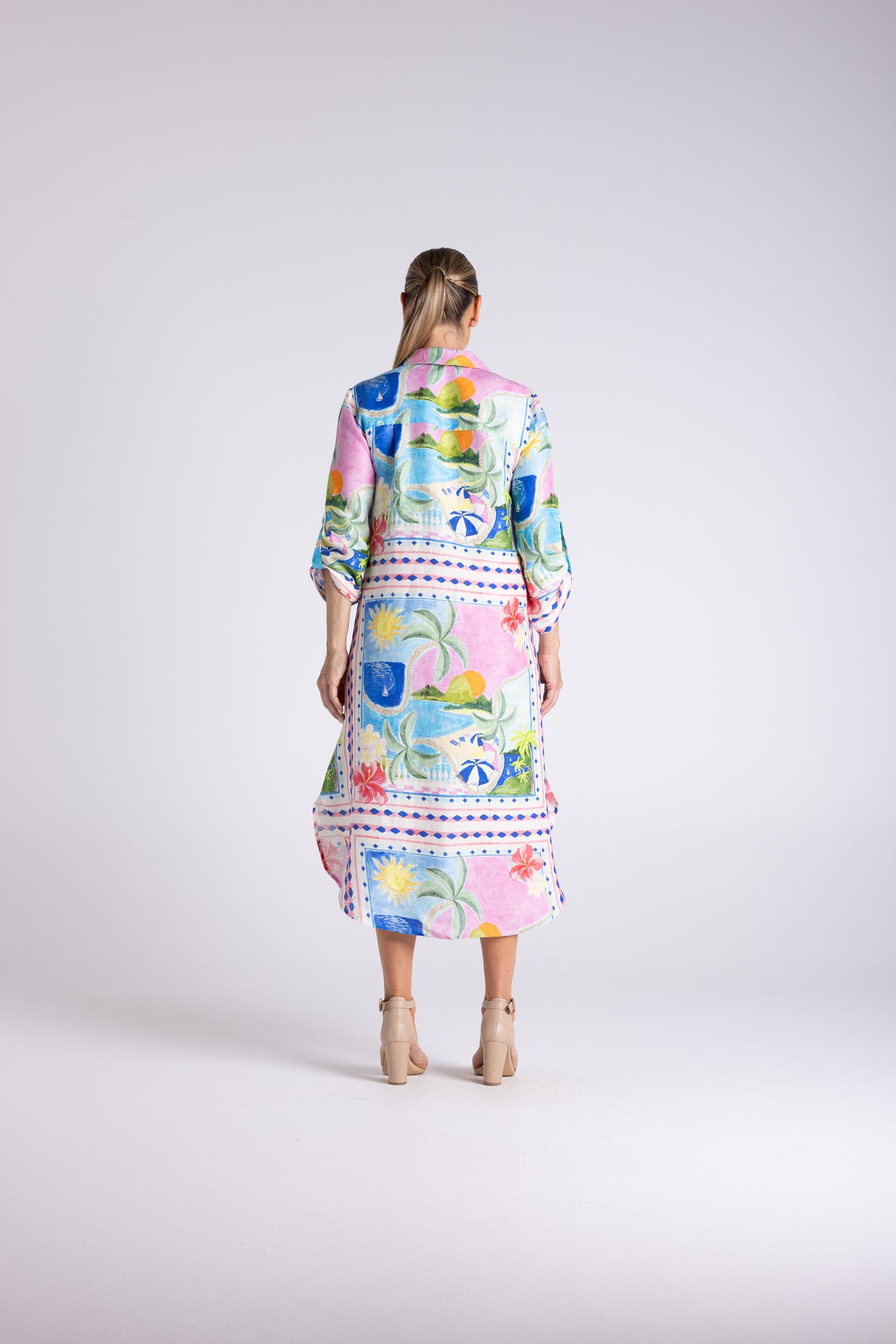 Ibiza midi dress by Two T's