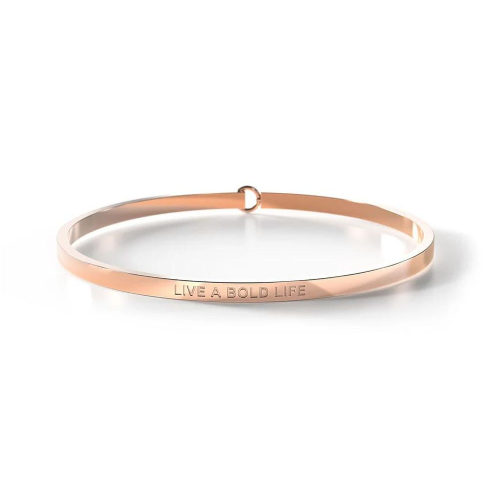 Live A Bold Life (And F*** What Anyone Else Thinks) - Rose Gold