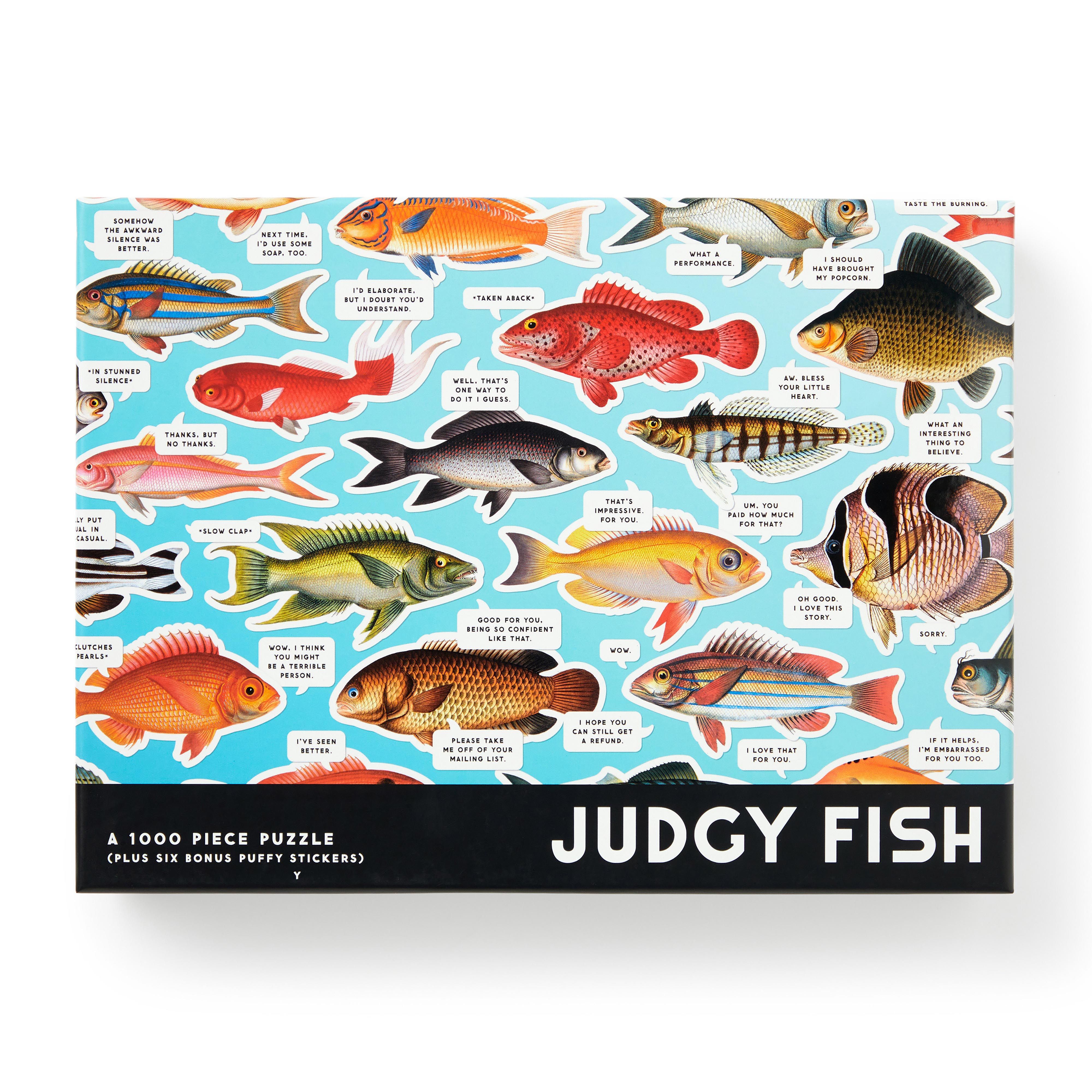 Judgy Fish Puzzle (1000pc) by Brass Monkey