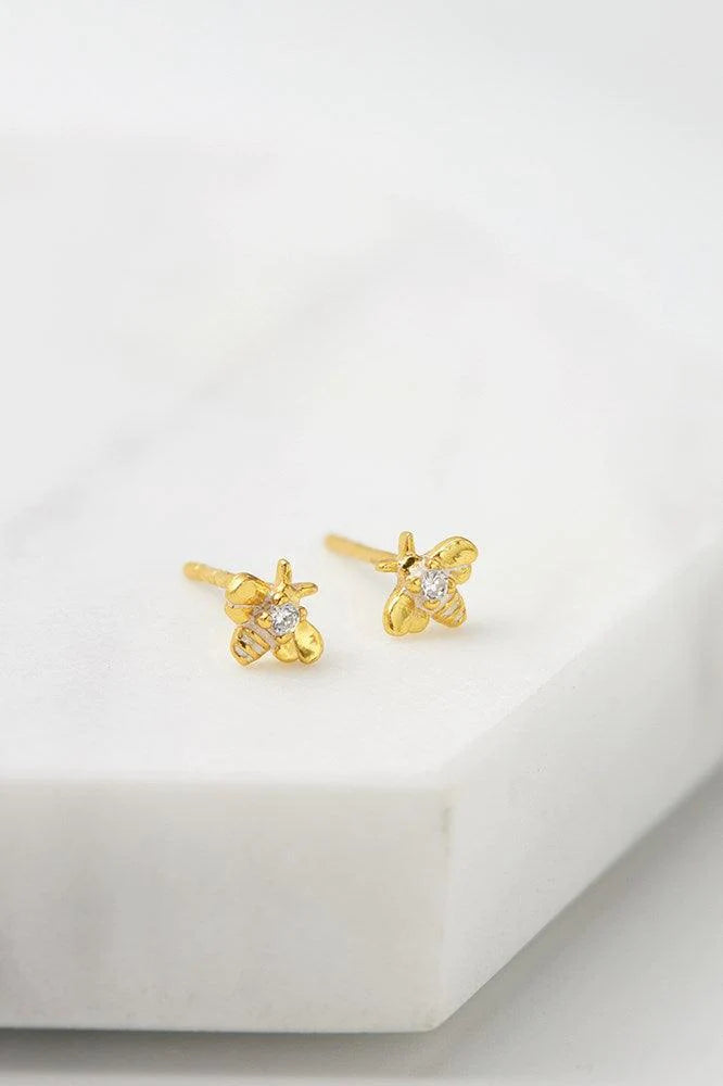Bee Stud Earring by Zafino