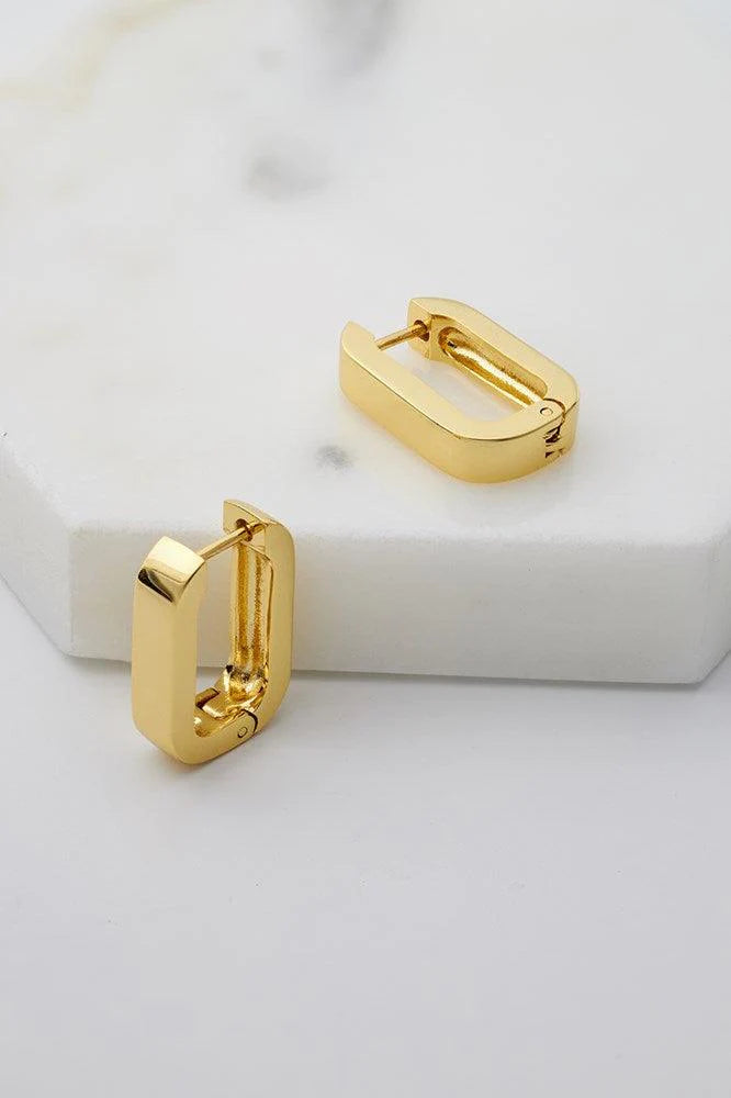 Cassie Hoop Earrings - Gold