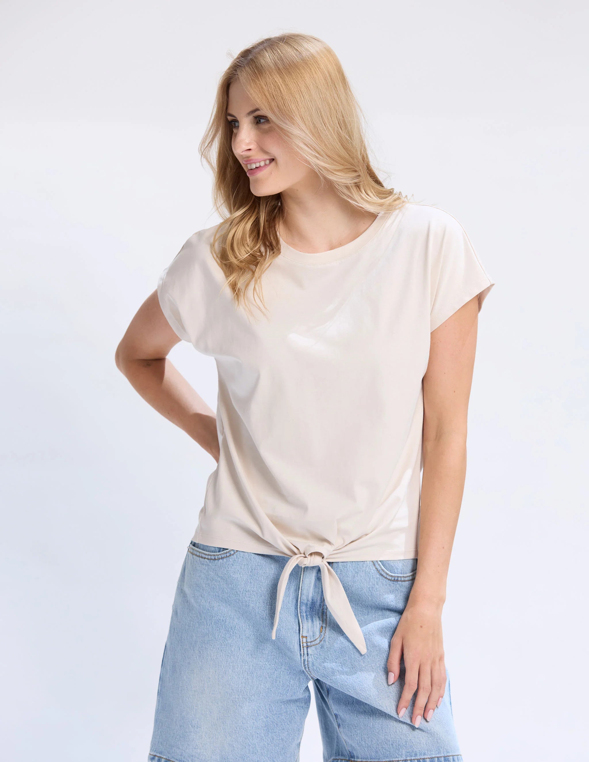Top Knot Top by Stella & Gemma - Chai