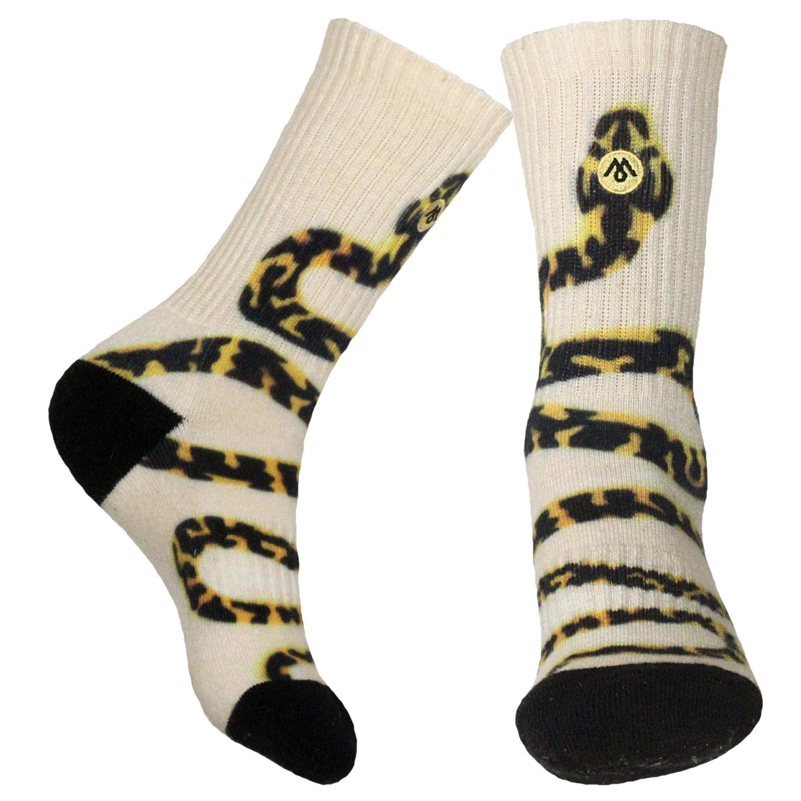 Carpet Python socks by Mennie
