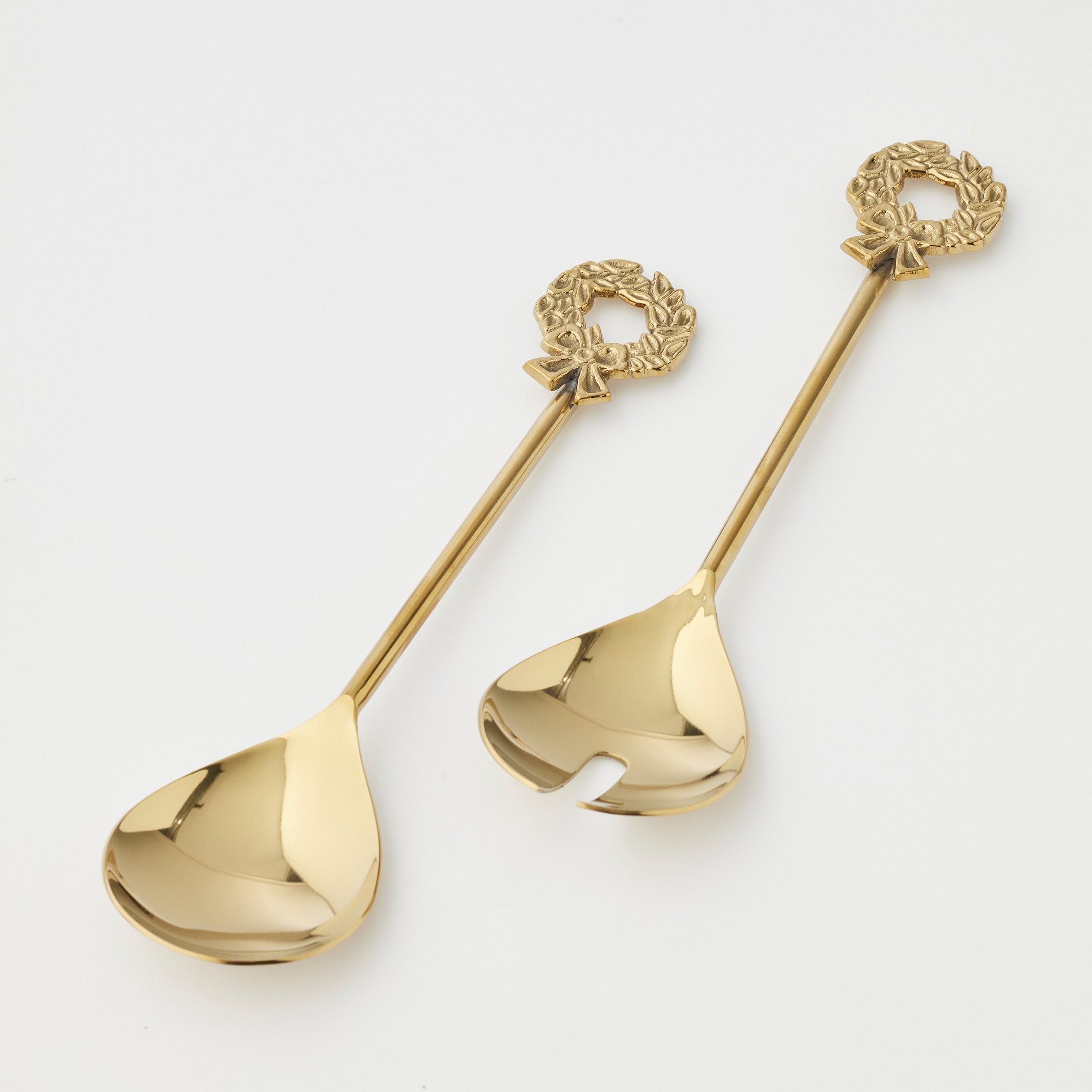 Holiday Garland Salad Servers s/2 by Pilbeam Living