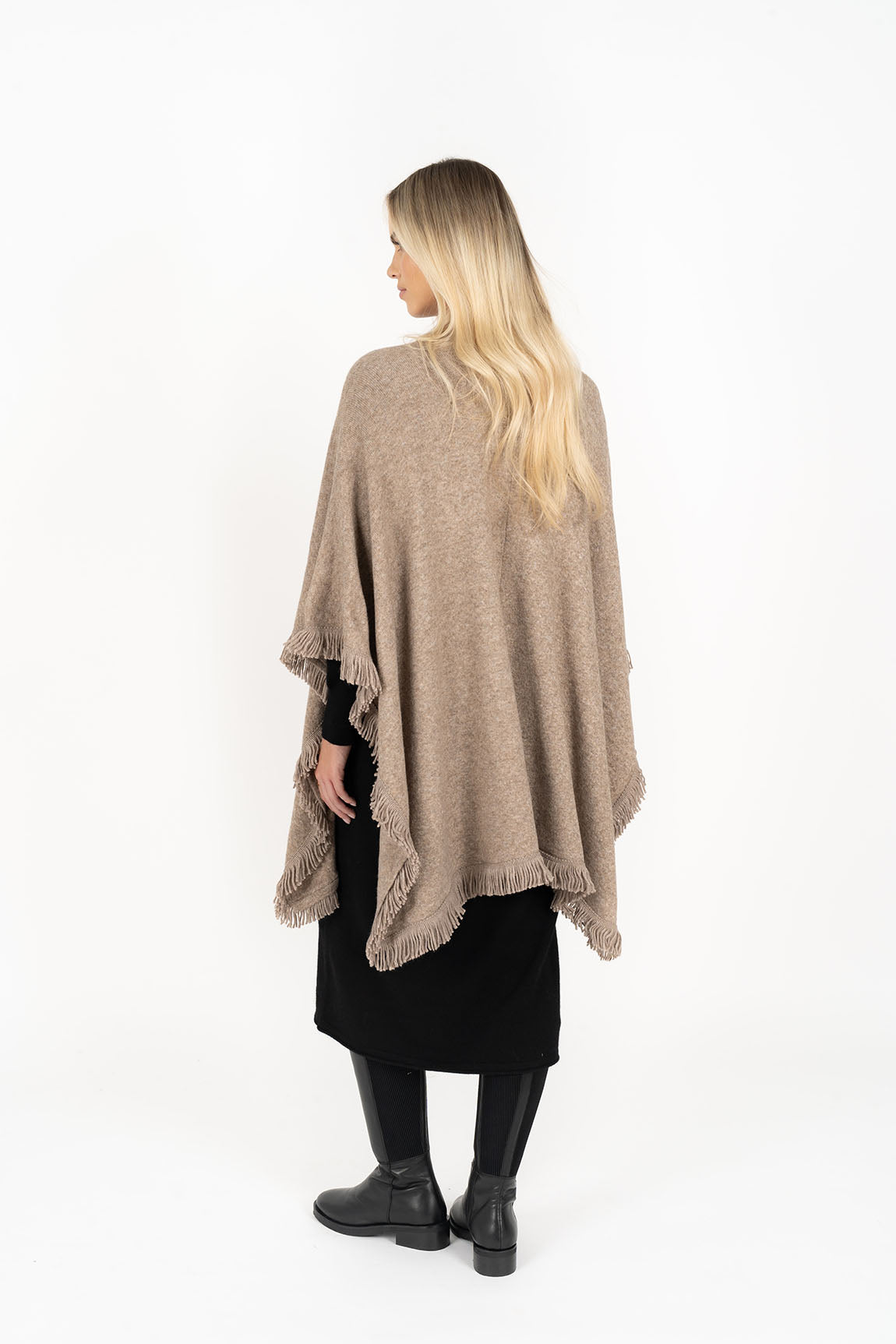 Fringe Wrap by Humidity Lifestyle - Hazelnut