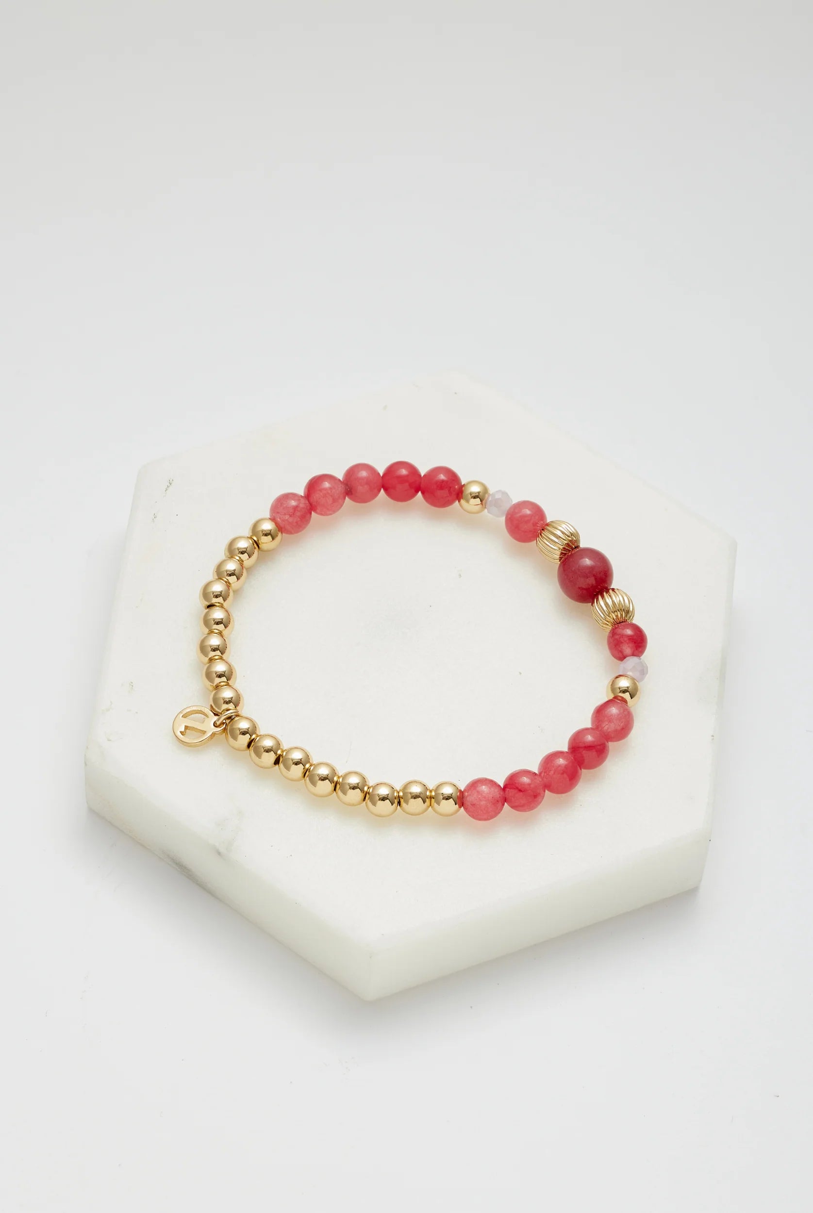 Hattie Bead Bracelet by Zafino- Rouge