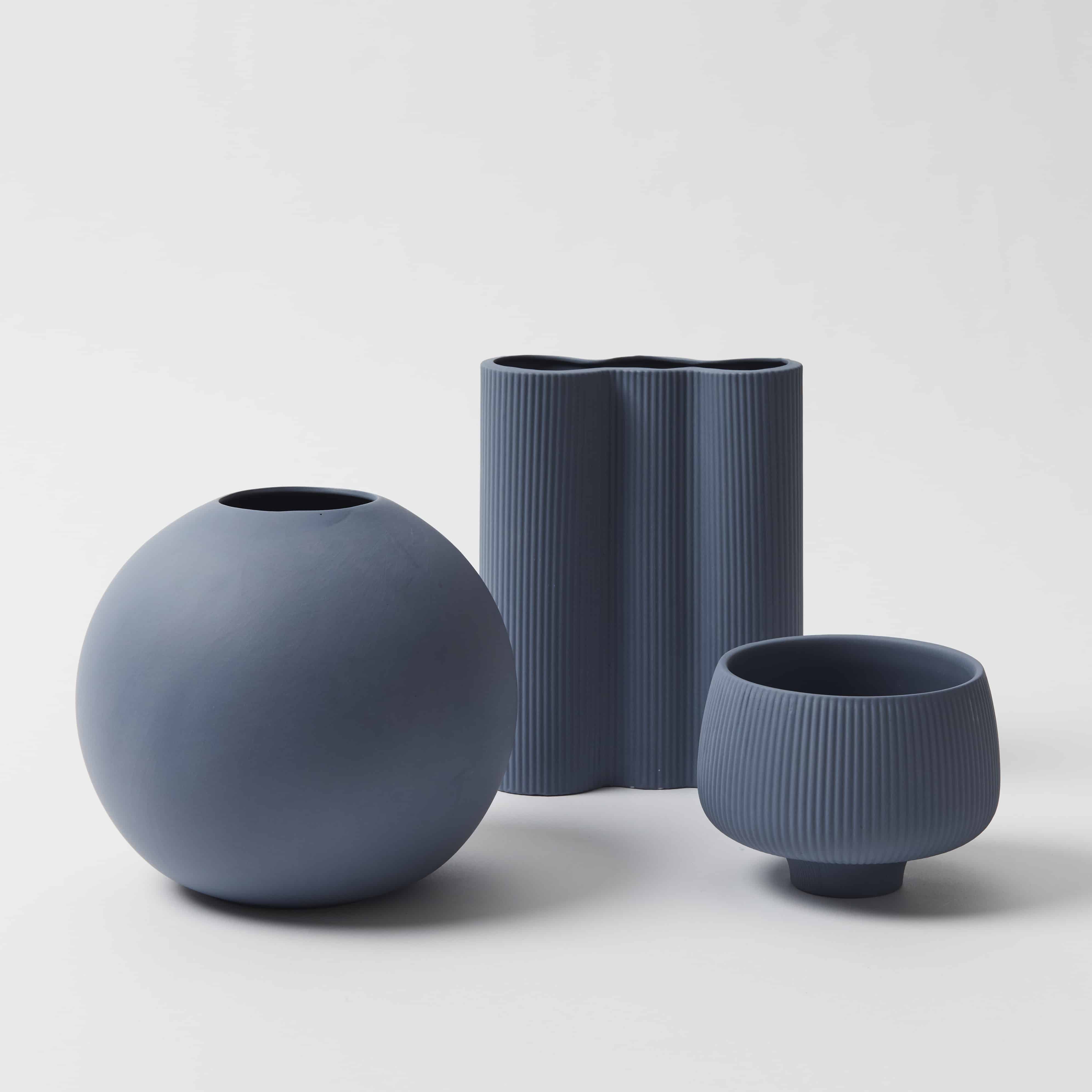 Bergen Vase Large - Navy