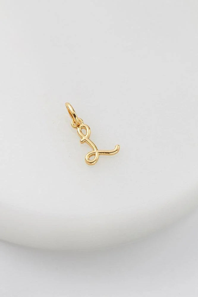 Letter L Charm by Zafino- Gold