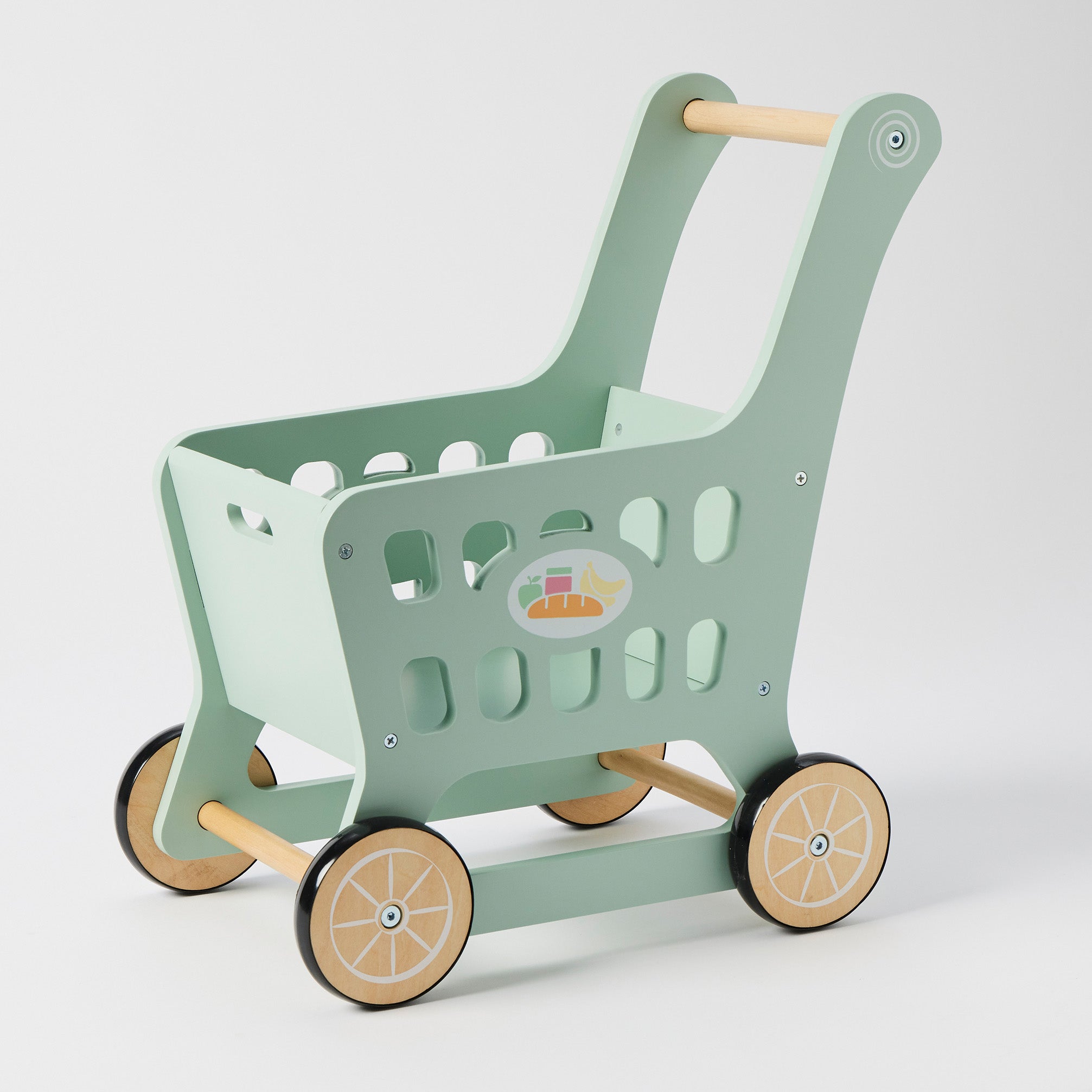 Wooden Shopping Trolley by Zookabee