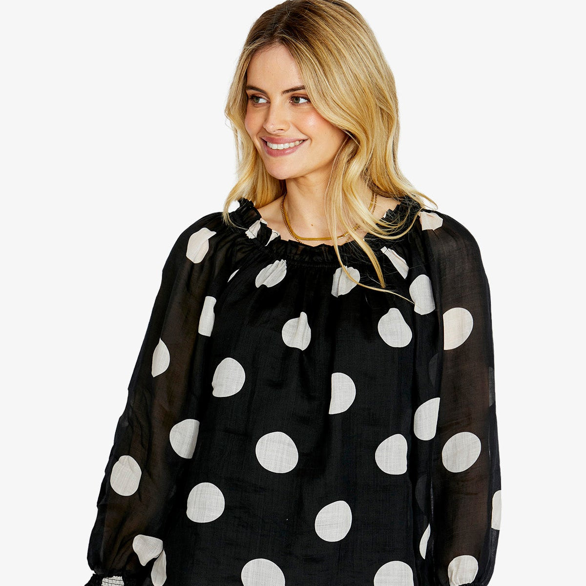 Rory off shoulder blouse by Ping Pong
