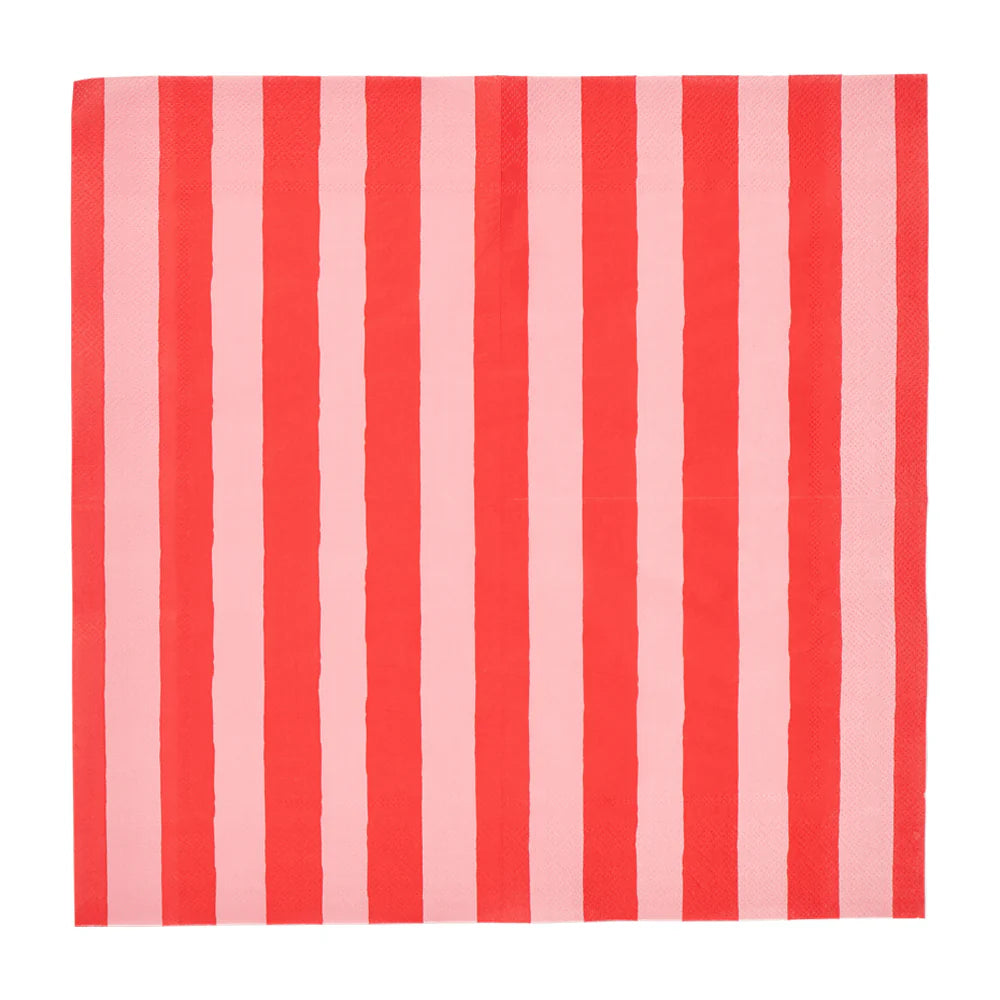 Paper Napkins by Annabel Trends - Red Stripe