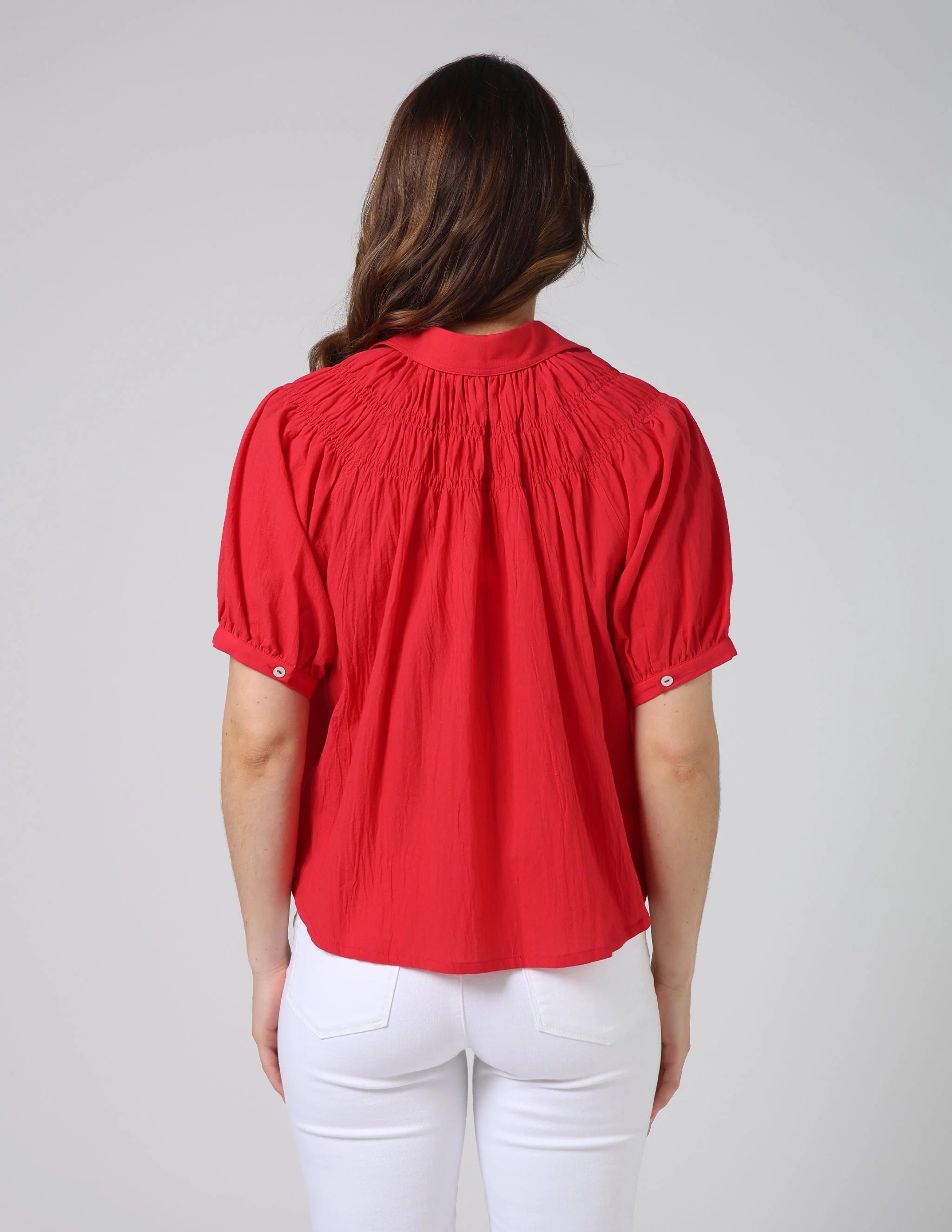 Mimi Blouse by Stella & Gemma - Flame