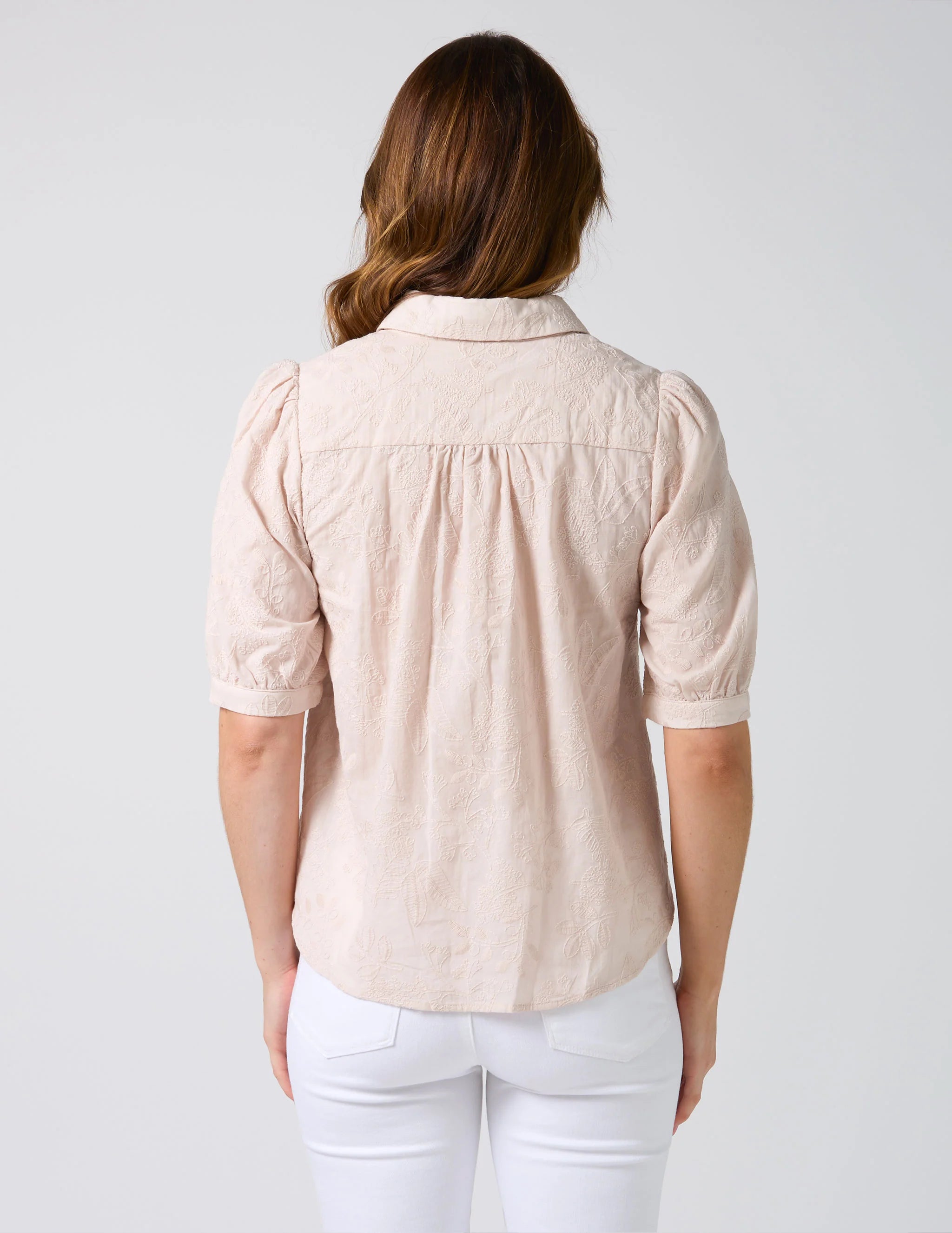 Evie Blouse by Stella & Gemma - Blush Pink