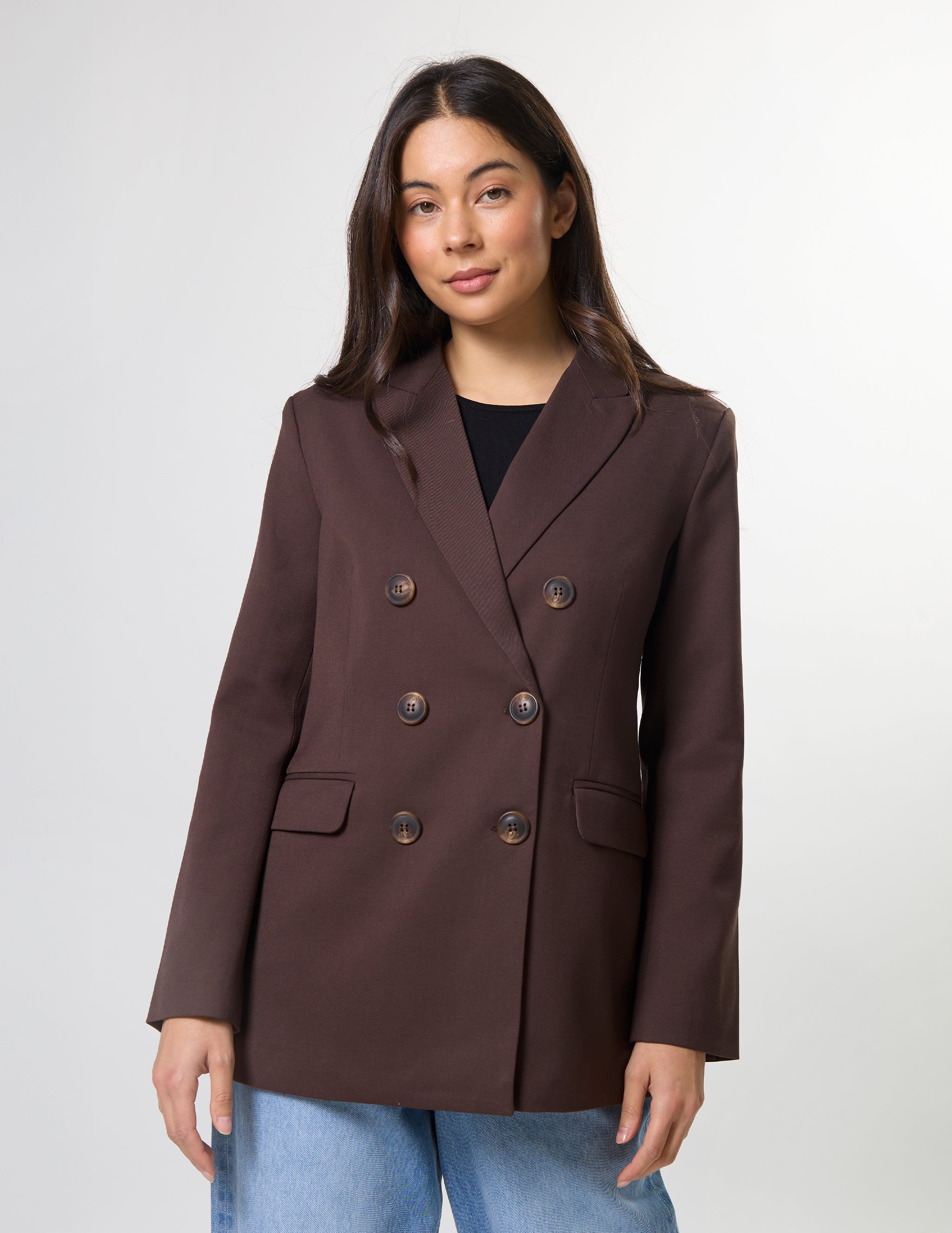 Montecarlo Blazer by Stella + Gemma - Brunette