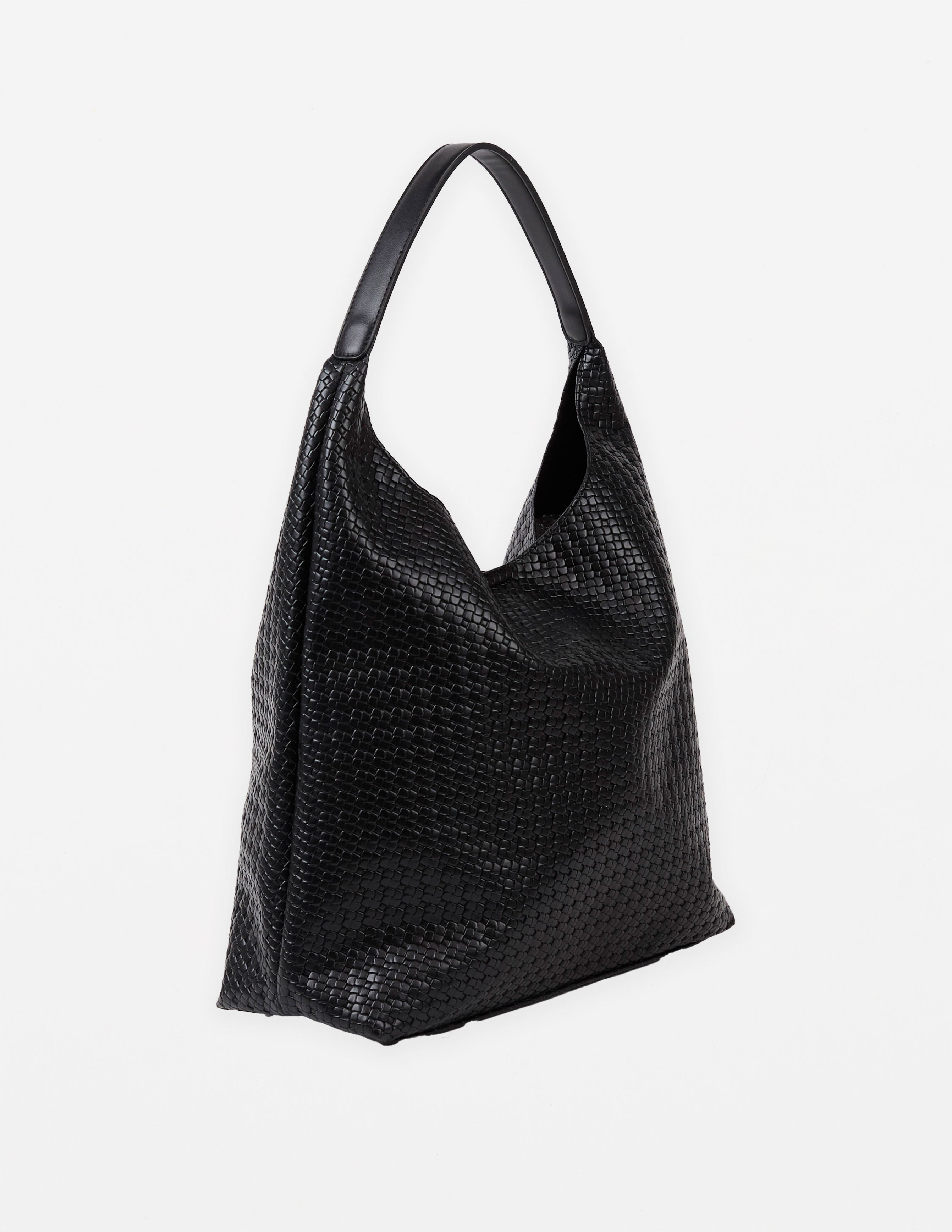 Astra Weave Tote by Stella + Gemma - Black