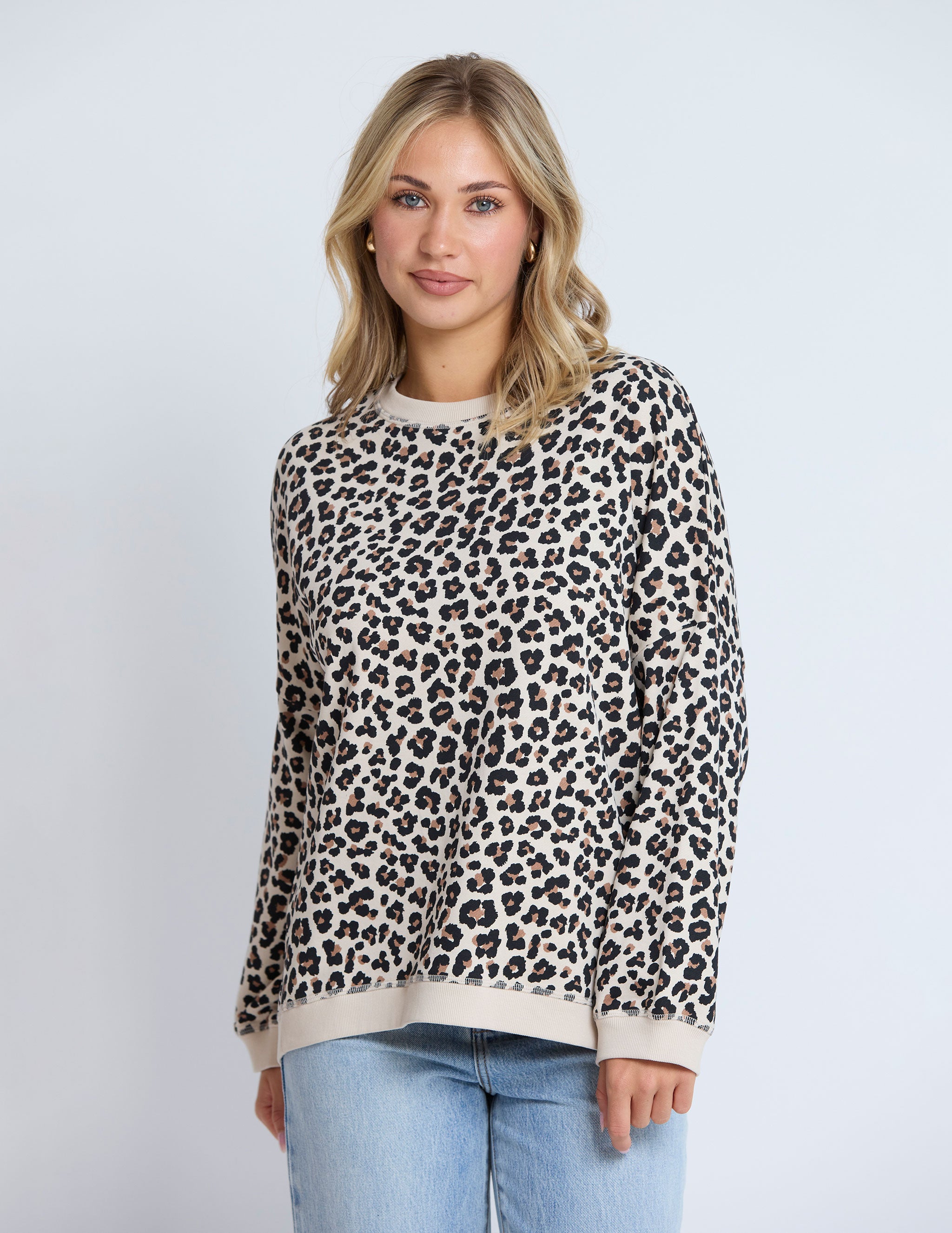 Newport Sweat by Stella + Gemma - Leopard