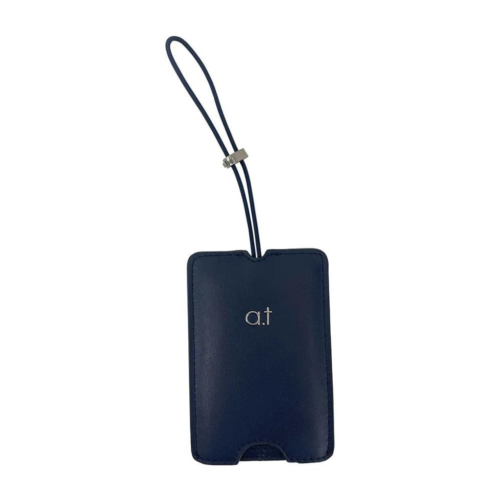 Stripe Luggage Tag - Navy