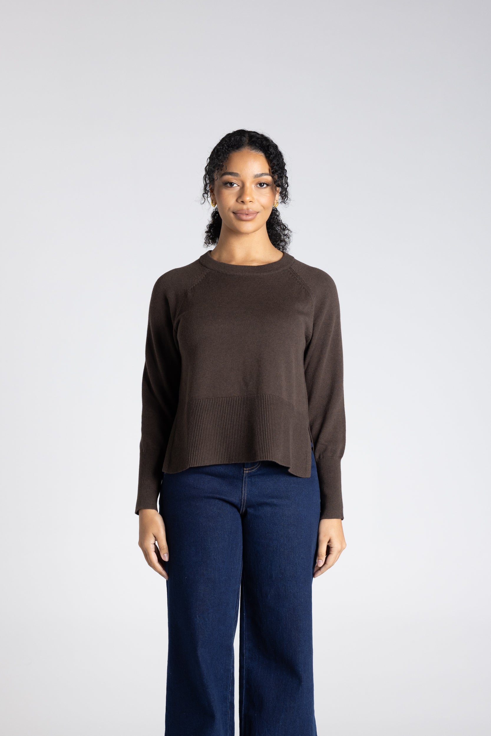 Basic Sweater by Two-Ts - Brasil Nut