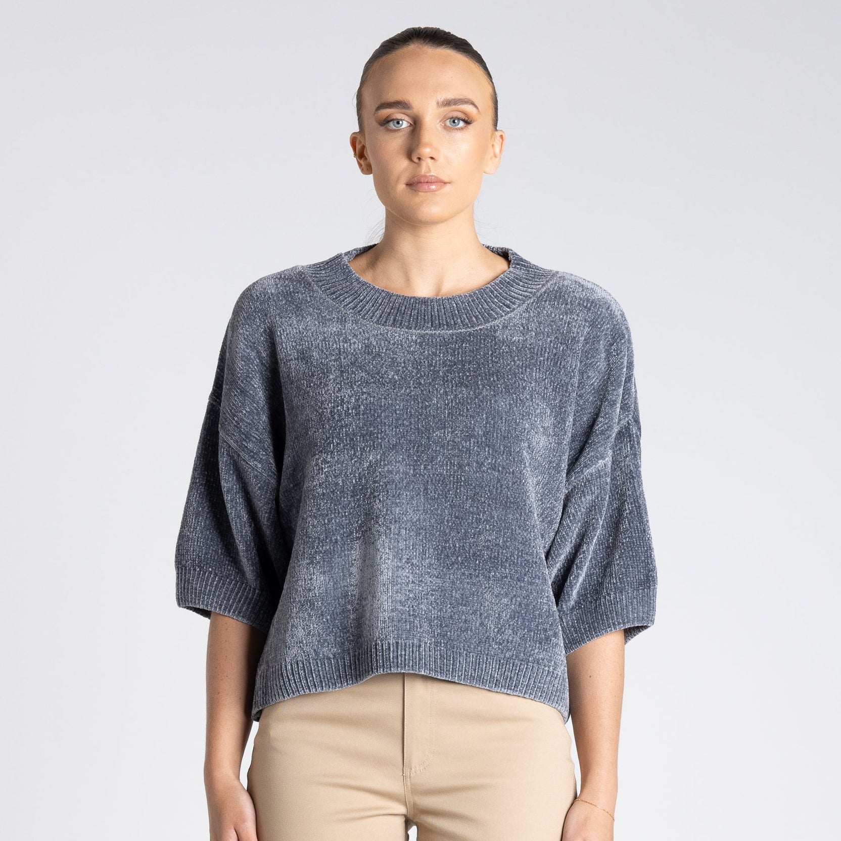 CHENILLE KNIT TOP by Two T's