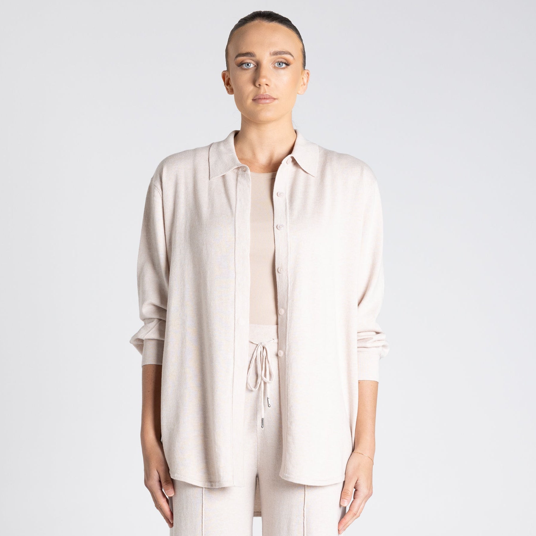 Knit Shirt/Dropped Shoulder by Two-T's