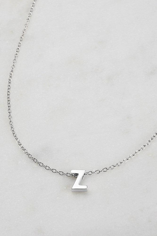 Letter Necklace Z by Zafino- Silver