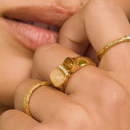 Dakota Gold Ring by Arms of Eve