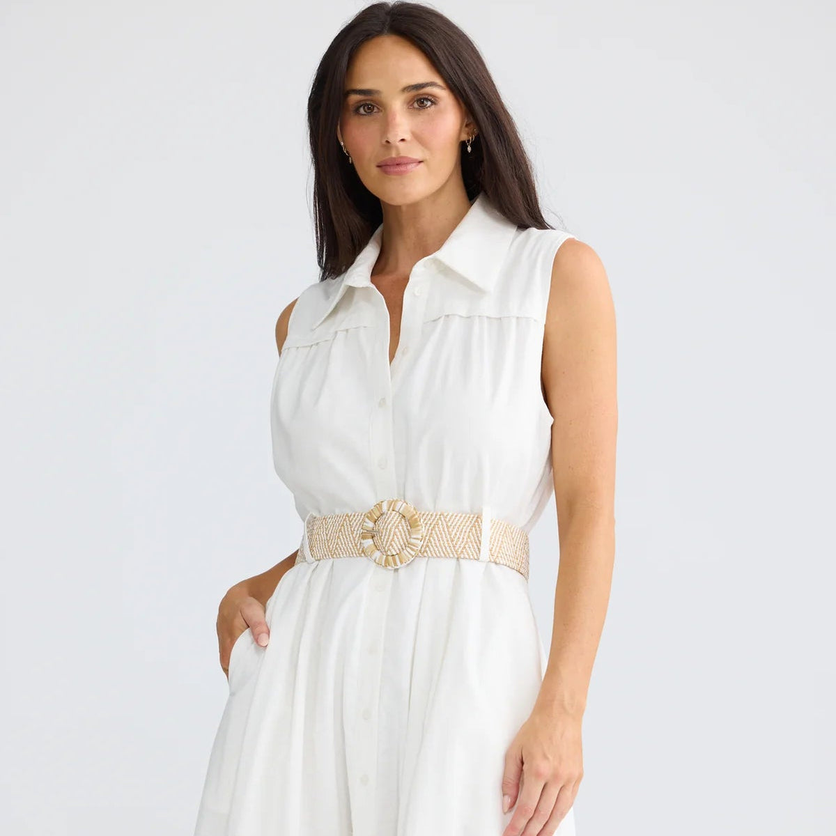 Alexis dress by Brave & True - Porcelain