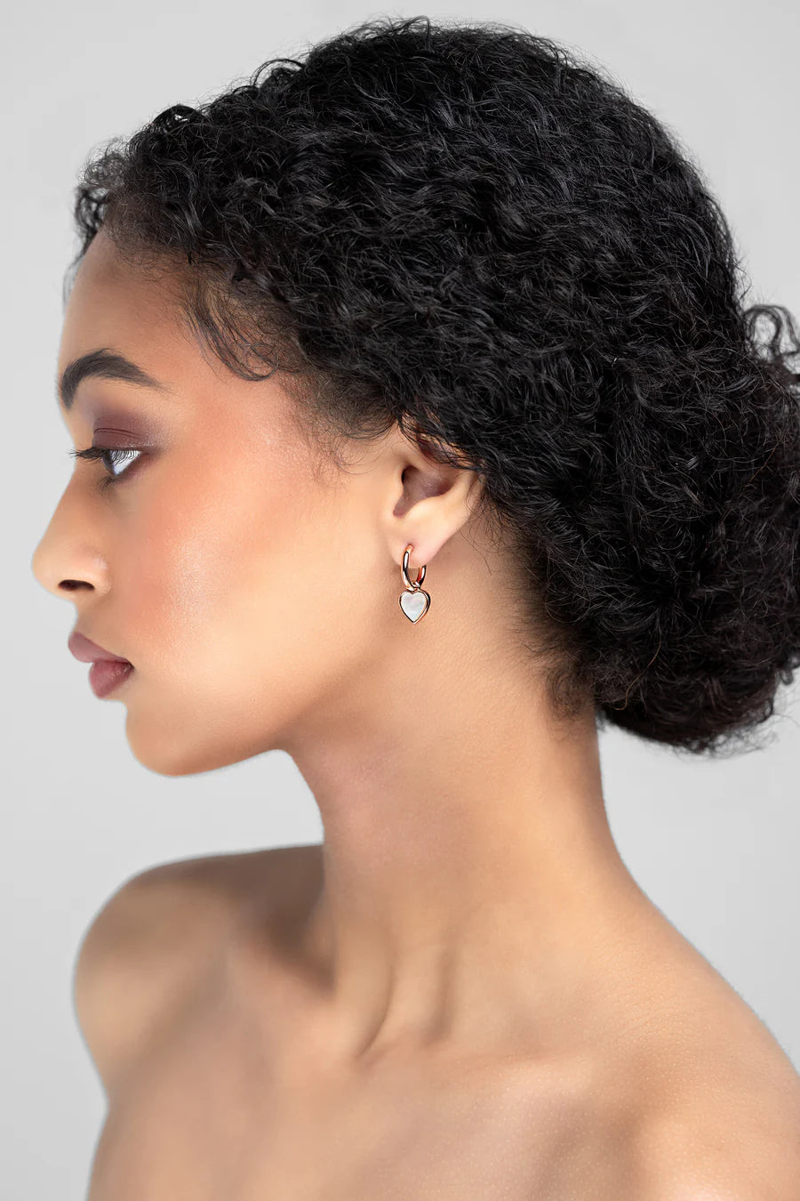 Earring - Andie - Silver Mop by Liberte