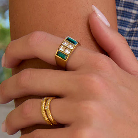 Carmen Gold Ring by Arms of Eve