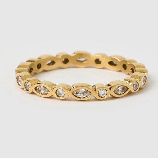 Aurelie Gold Ring by Arms of Eve