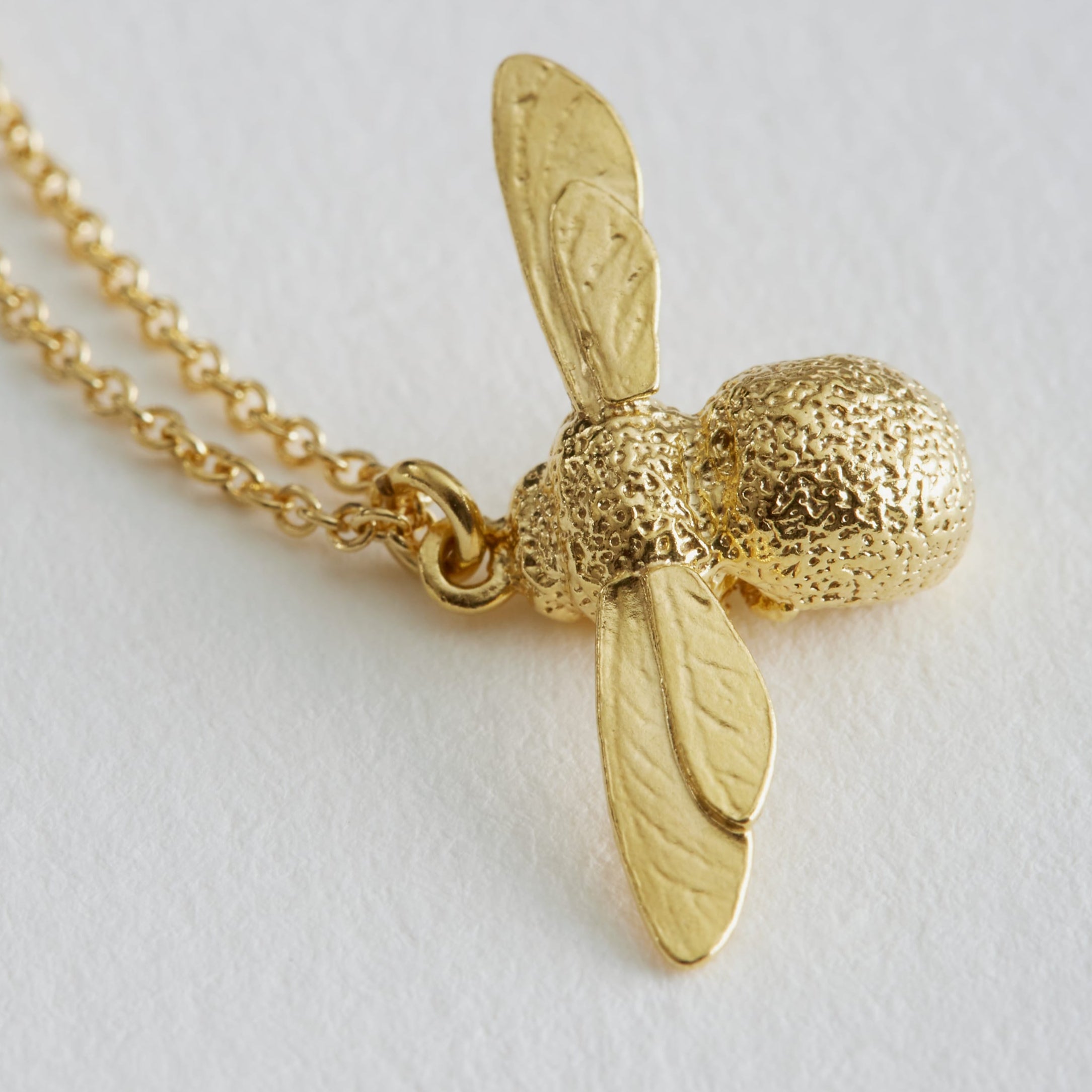 Baby bee necklace by Alex Monroe - Gold Plate