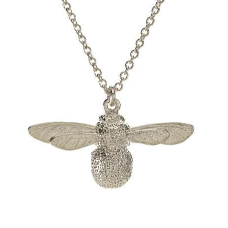 Baby Bee Necklace by Alex Monroe - Silver