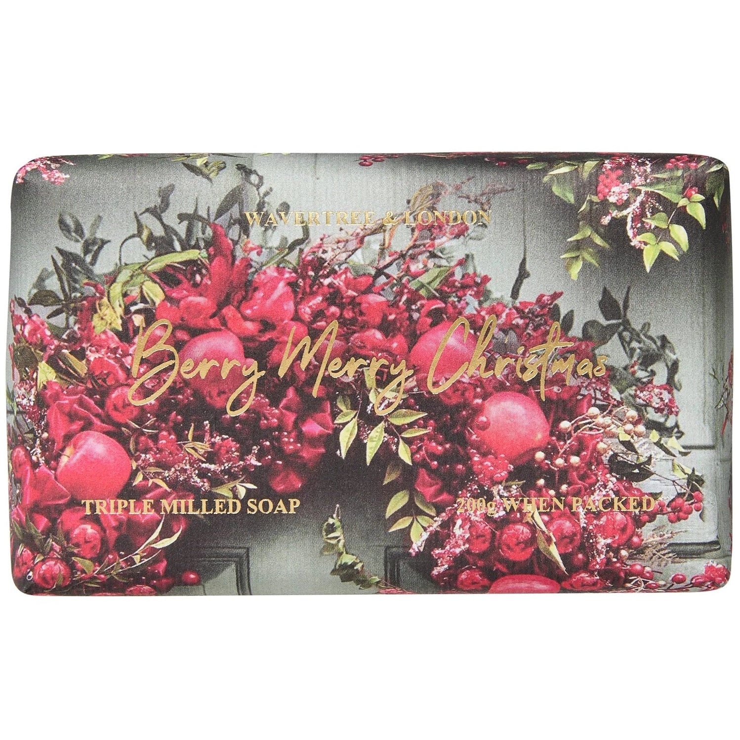 Berry Merry Christmas Soap Bar by Wavertree and London