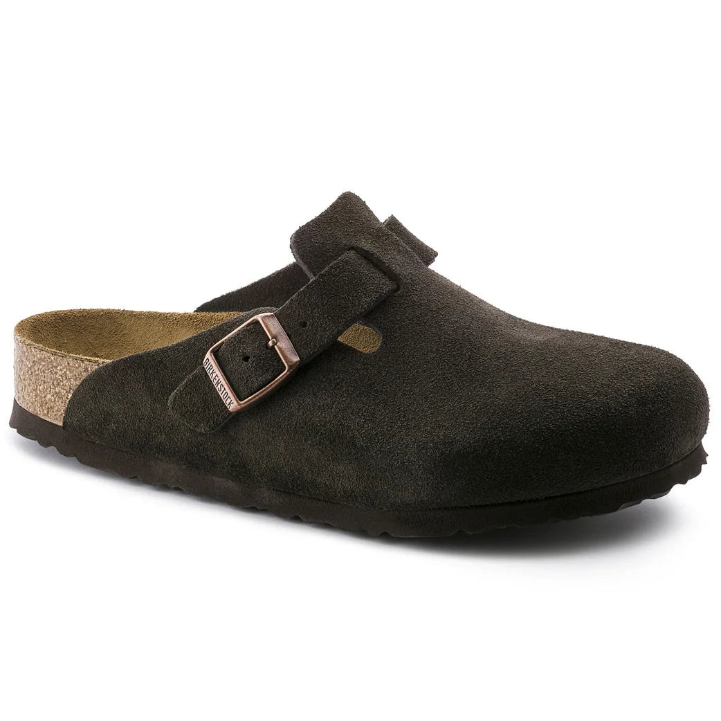 Boston SFB Mocca Suede Leather by Birkenstock