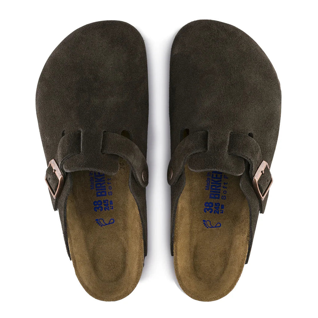 Boston SFB Mocca Suede Leather by Birkenstock