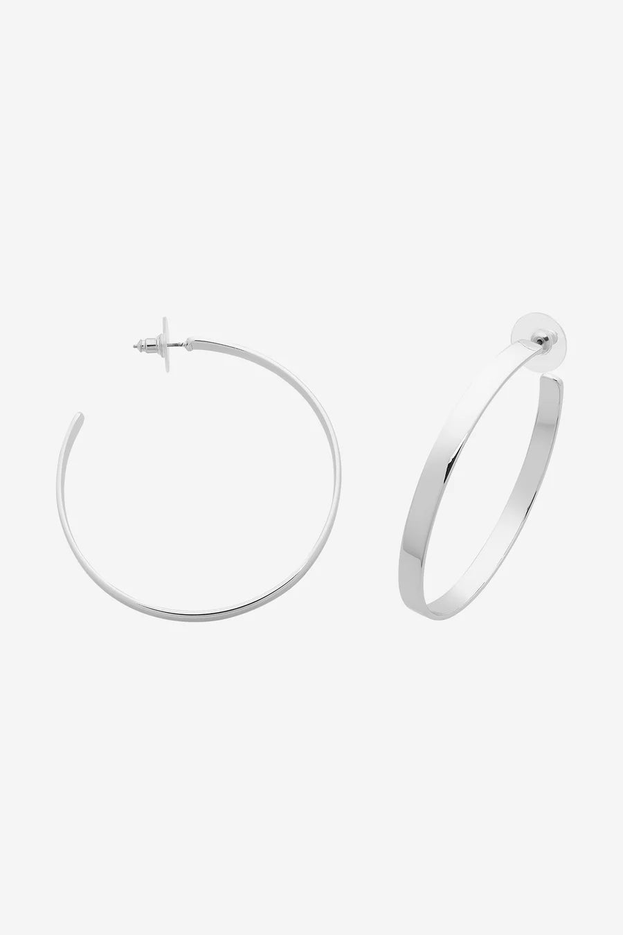 Earring - Blakeley - Silver Hoop by Liberte
