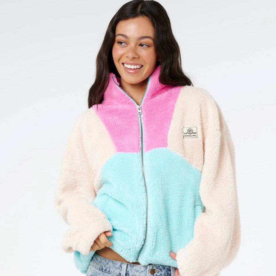 Block Party Ii Zip Through Polar Fleece by Rip Curl