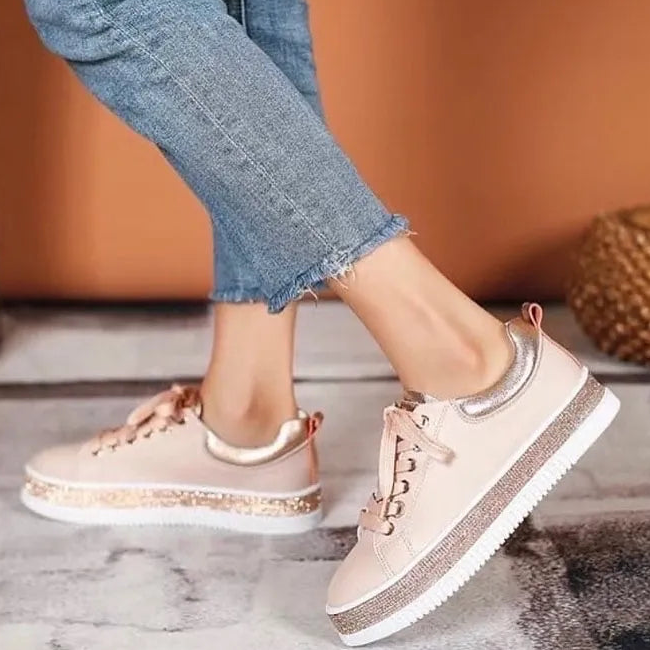 Lux sneaker by LaVish - Blush
