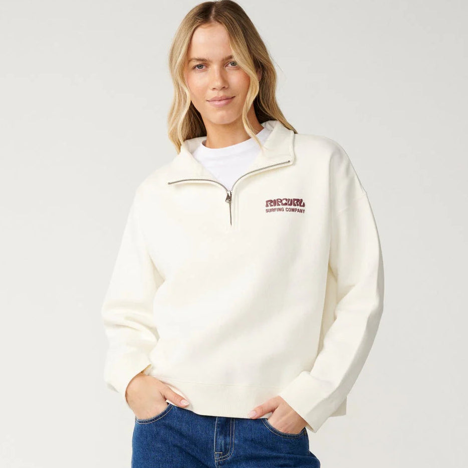 Surf Puff 1/4 zip by Rip Curl