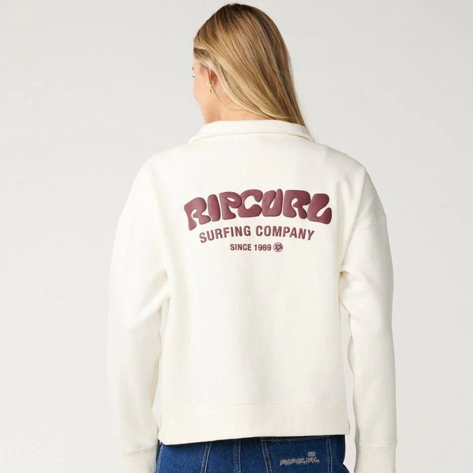 Surf Puff 1/4 zip by Rip Curl