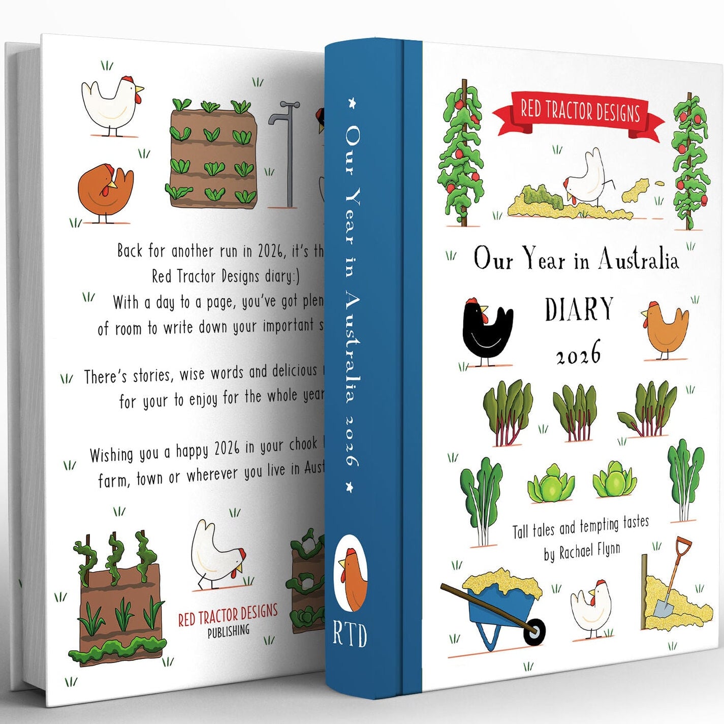 Our Year in Australia' 2026 Diary by Red Tractor Designs