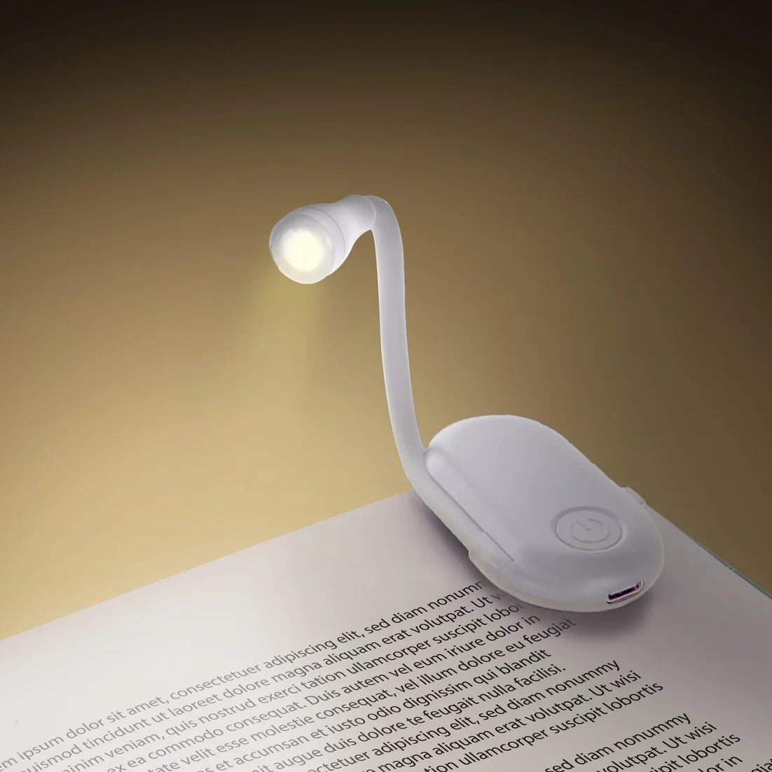 Maverick Rechargeable Clip On Book Light by Isalbi
