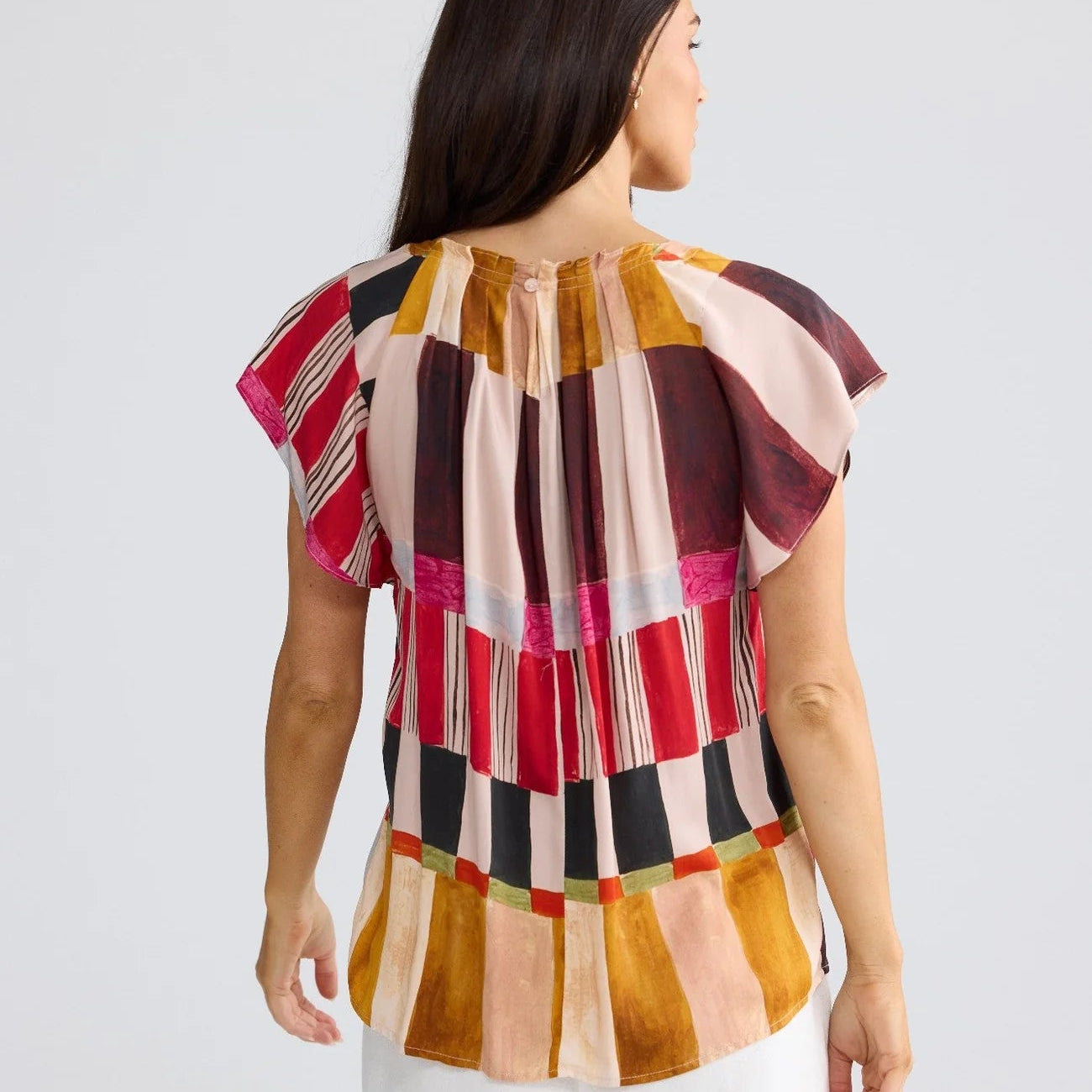 Boulevard Top - Painterly Geo by Brave & True