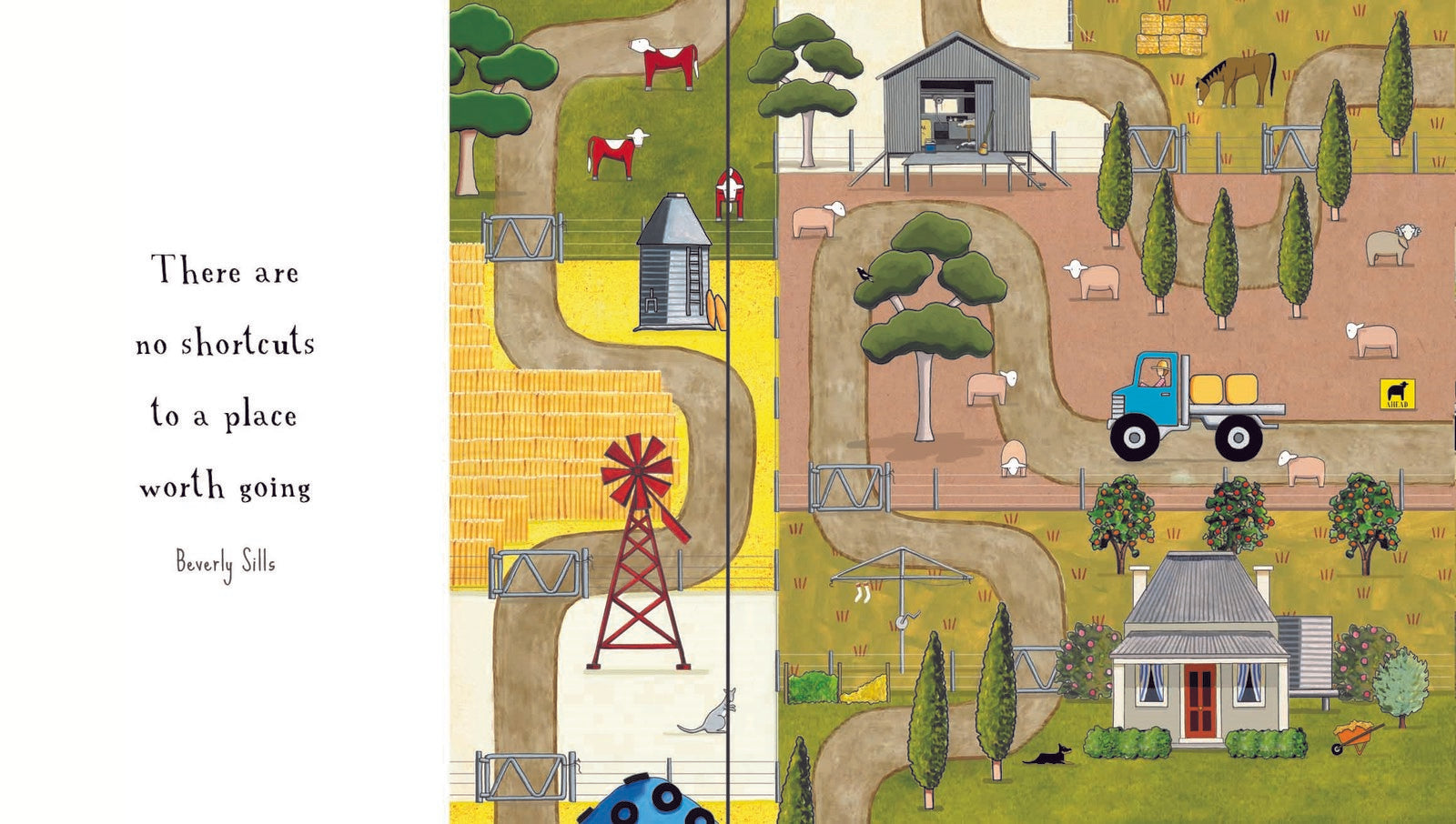 Be Brave soft cover quote book by Red Tractor Designs