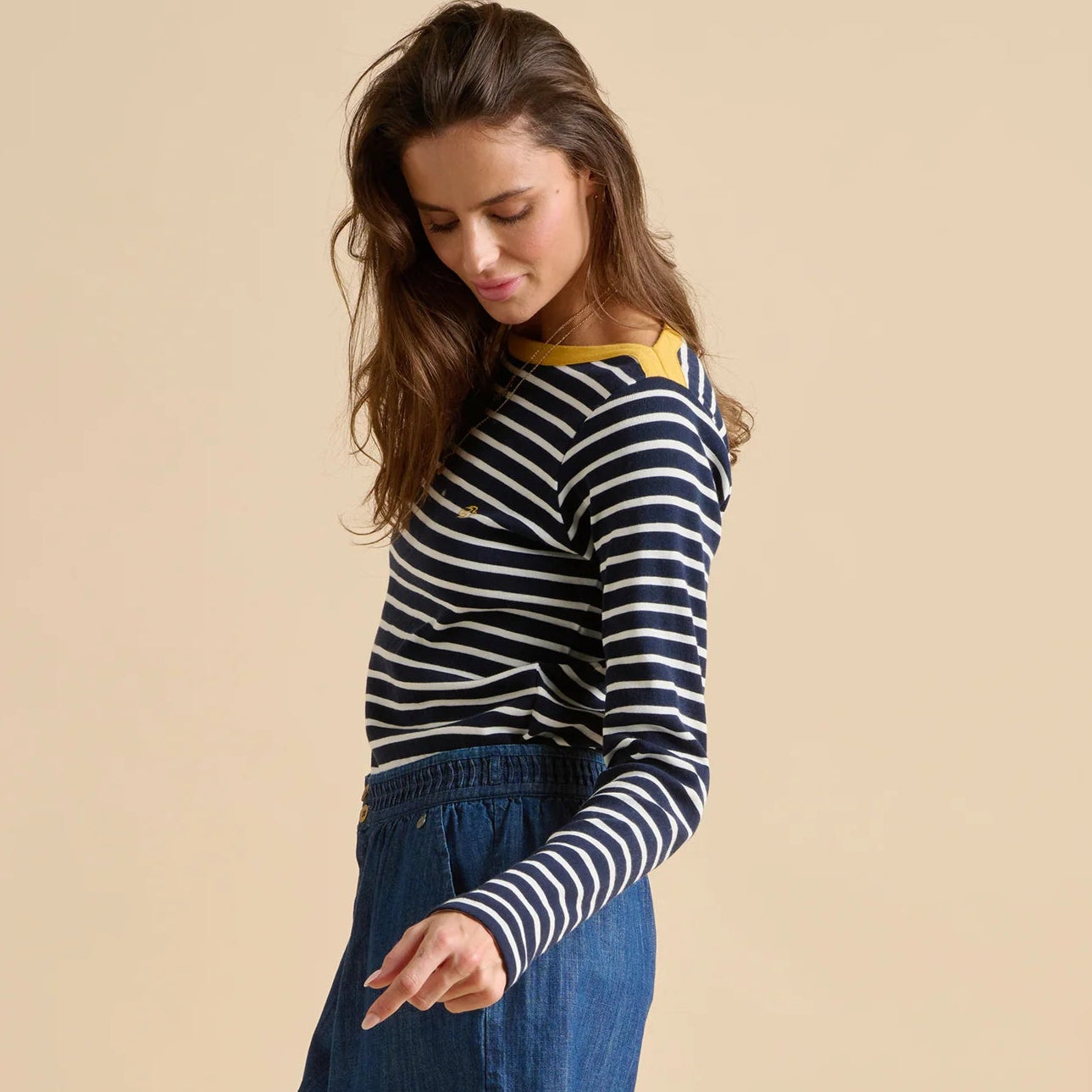 Breton striped T Shirt by Brakeburn