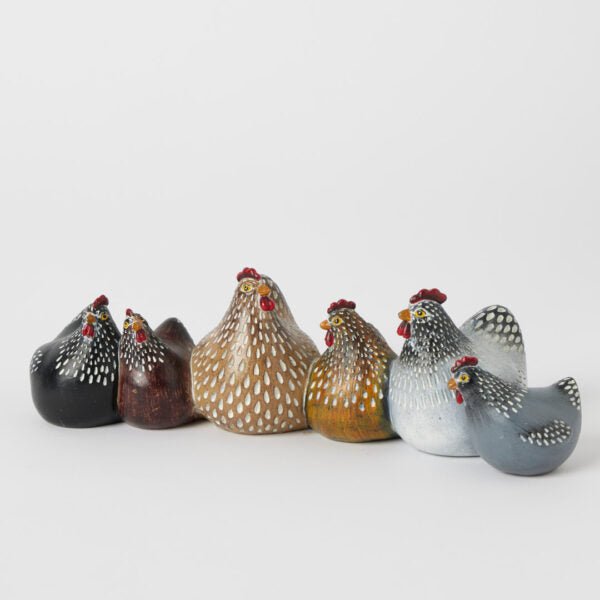 Broody Chicken Sculpture by Pilbeam Living